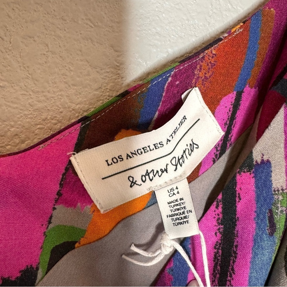 NWT & Other Stories Multicolor Strappy Dress - Picture 10 of 15